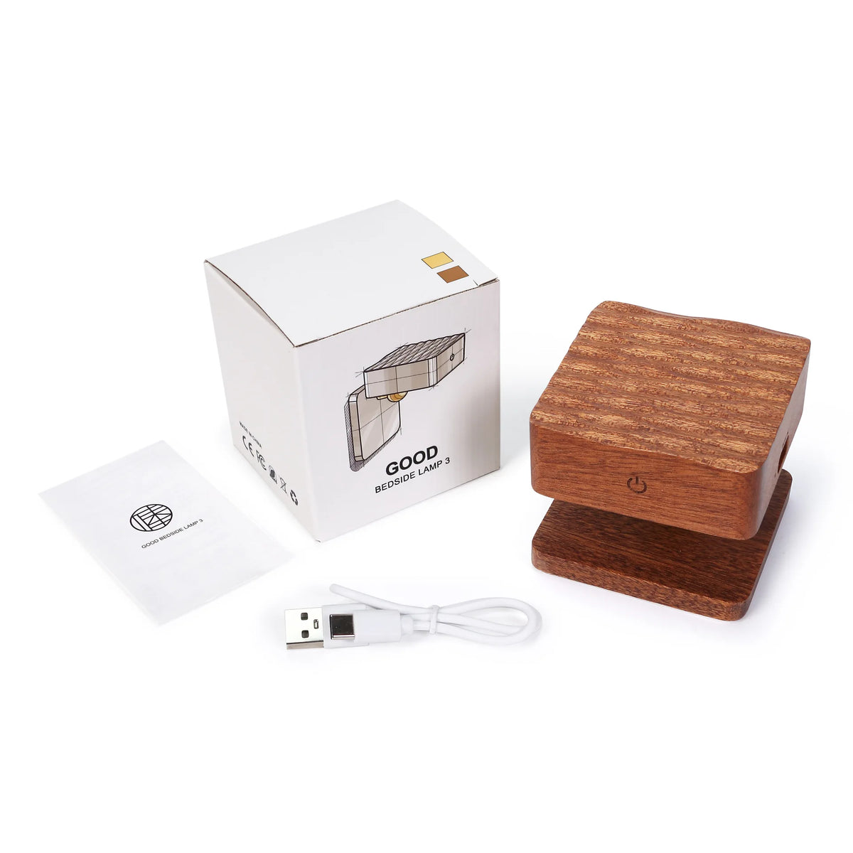 Lampe de chevet bois flotté