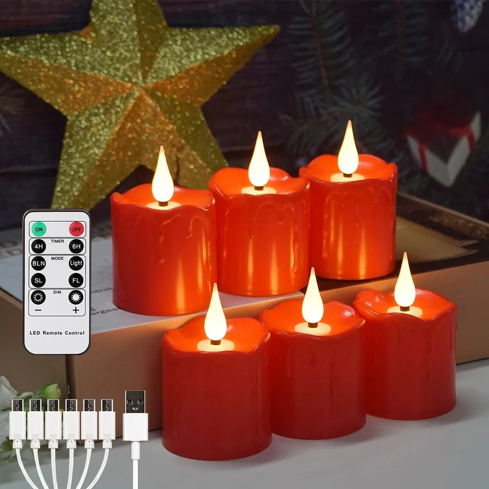Lampe bougie rechargeable