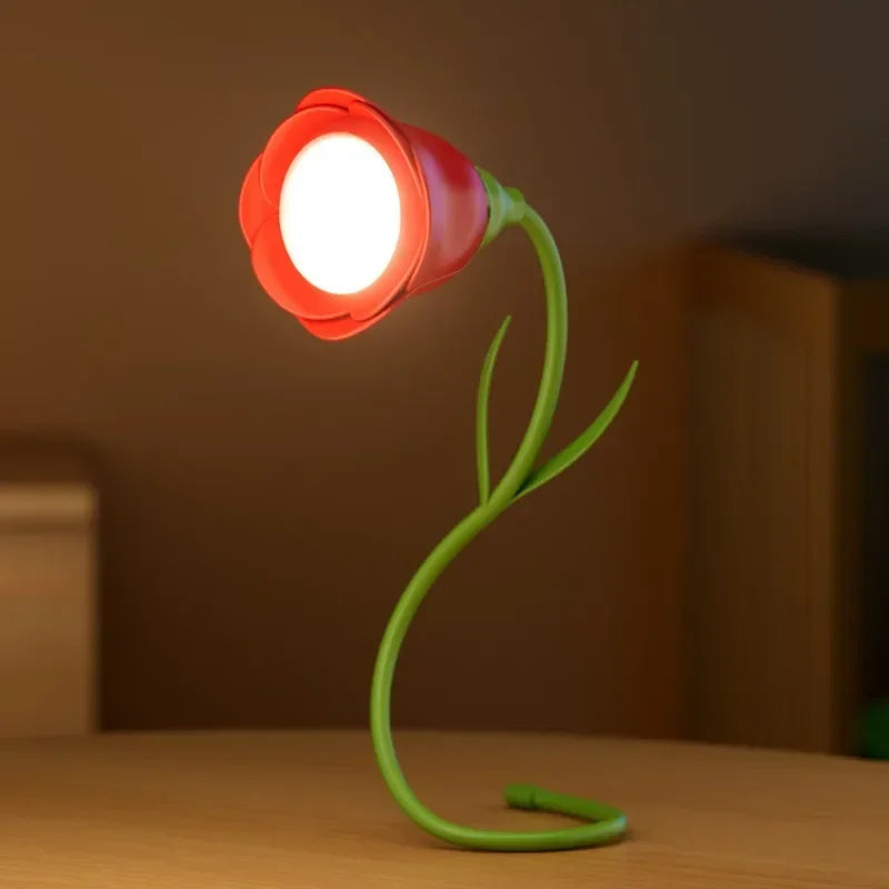 Lampe de chevet fleur