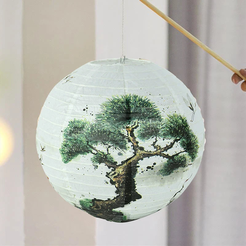 Lampe japonaise papier