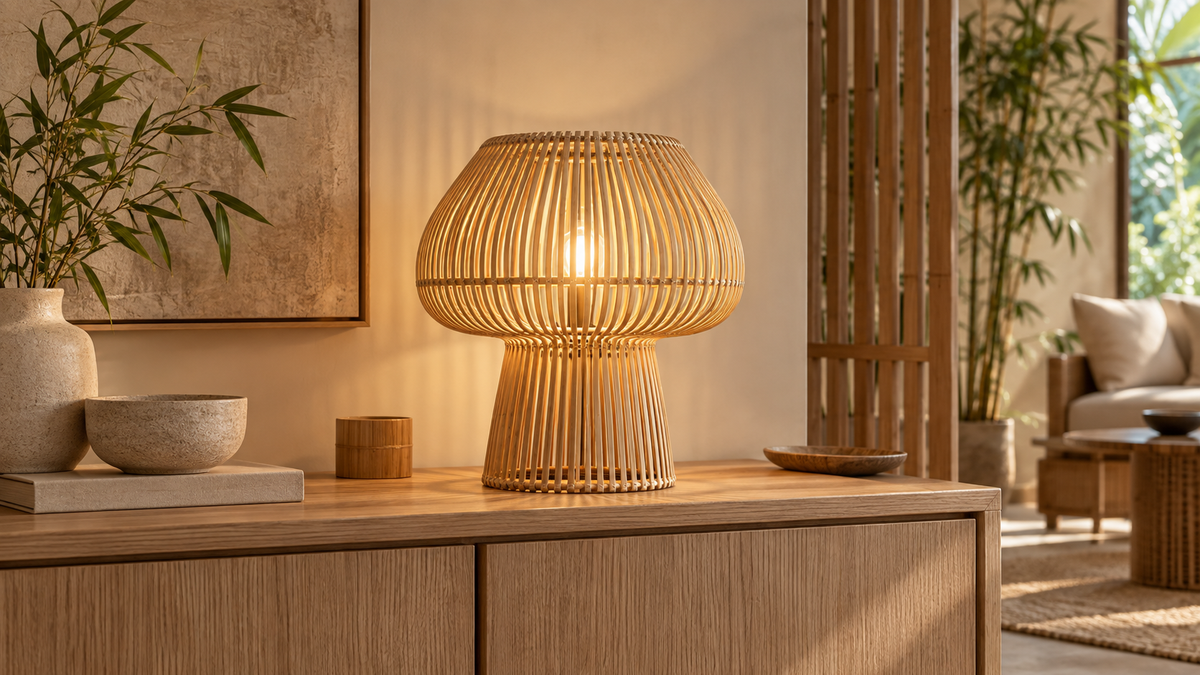 Lampes en bambou
