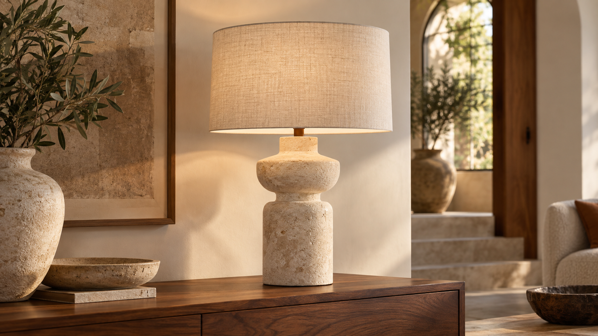 Lampes en pierre