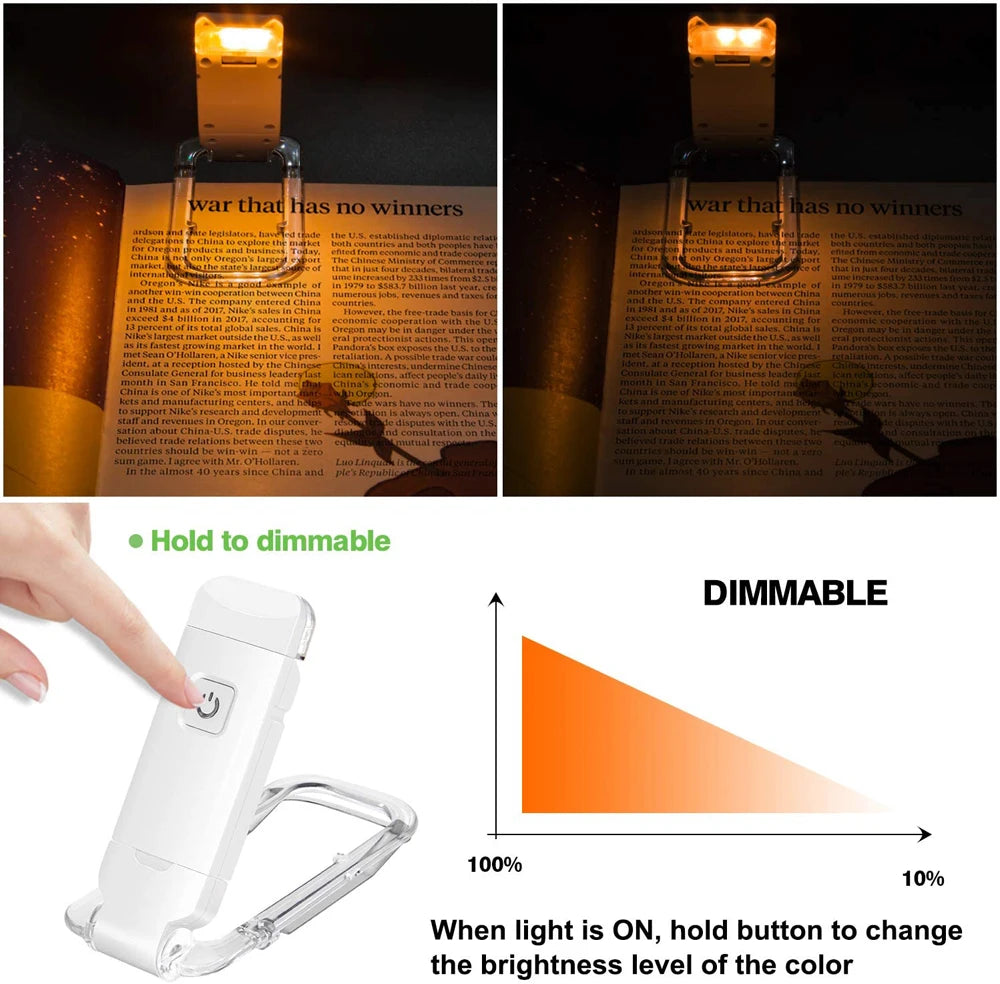 Lampe de lecture pince