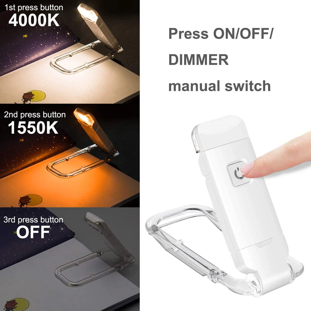 Lampe de lecture pince