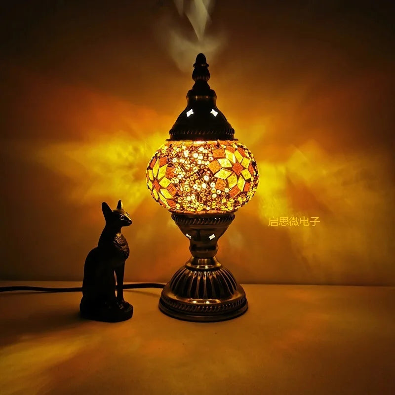 Lampe en mosaique