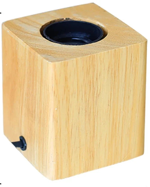 Lampe de bureau en bois