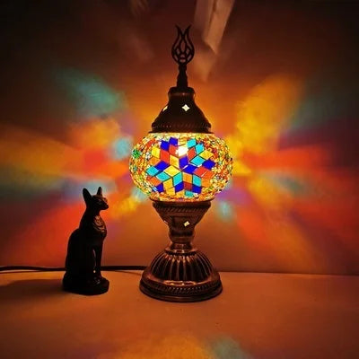 Lampe en mosaique