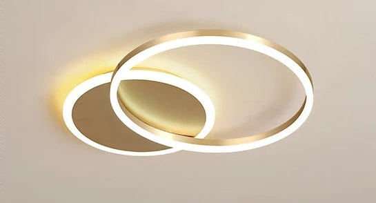 lampe salon doré