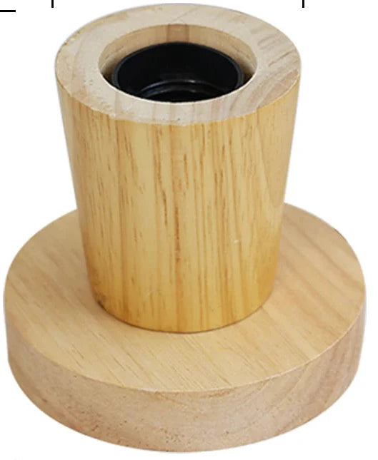 Lampe de bureau en bois