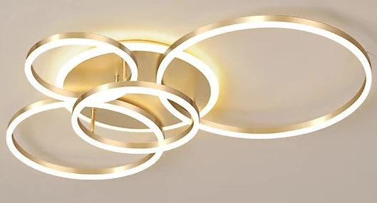 lampe salon doré