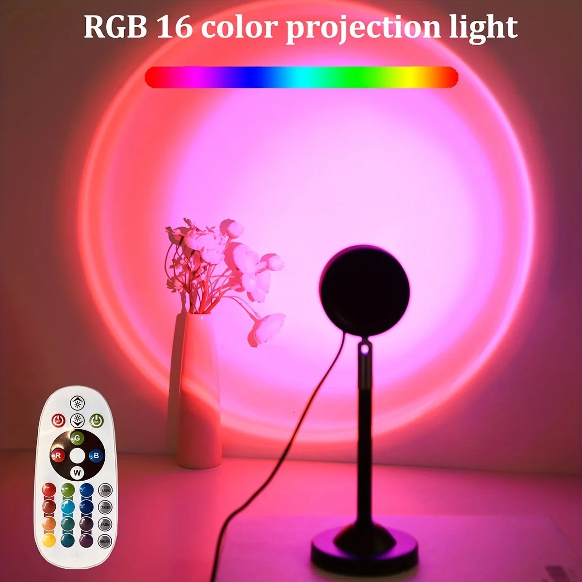 lampe effet coucher de soleil