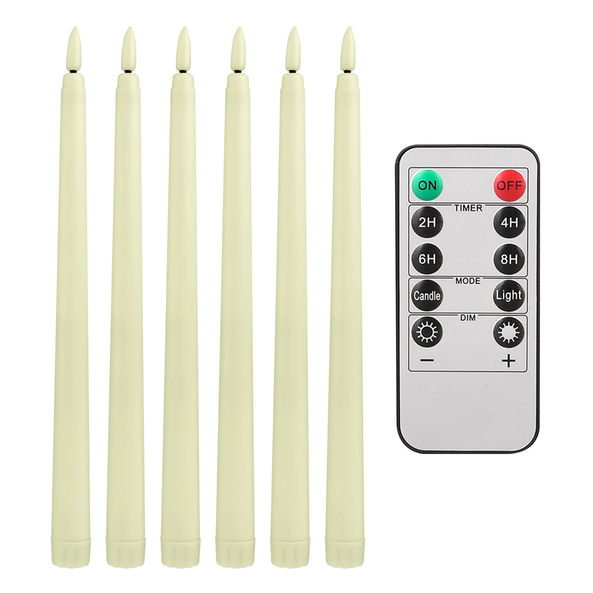 Lampe bougies longues