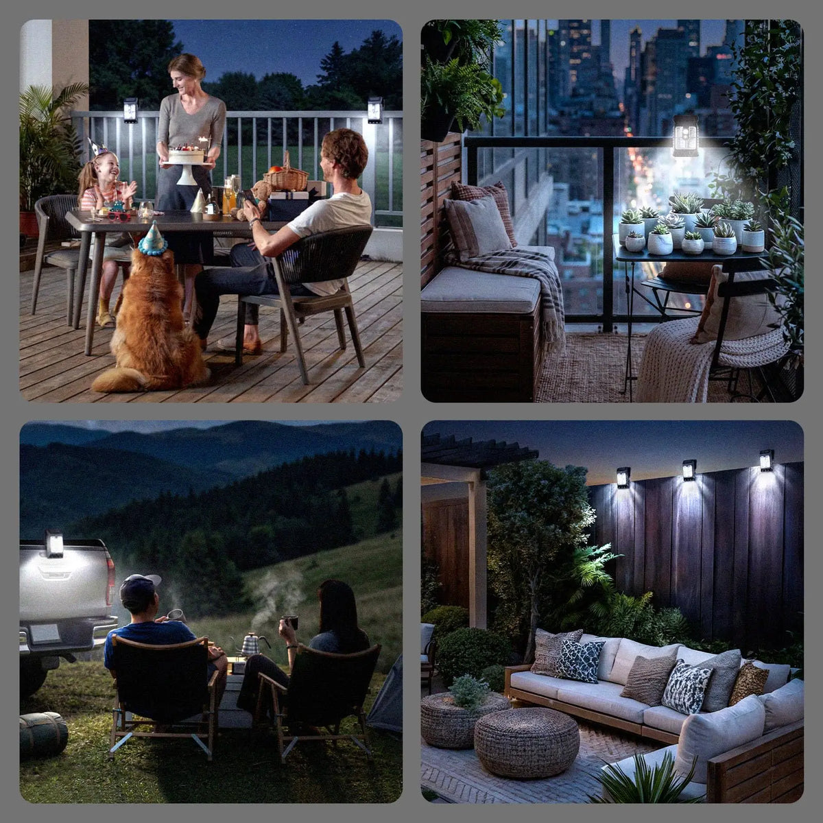 Lampe extérieure avec détecteur