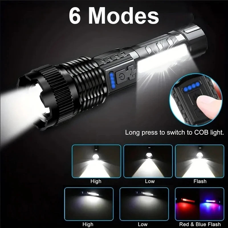 lampe de poche puissante rechargeable