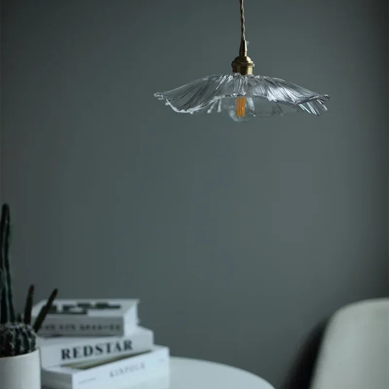 lampe fleur vintage