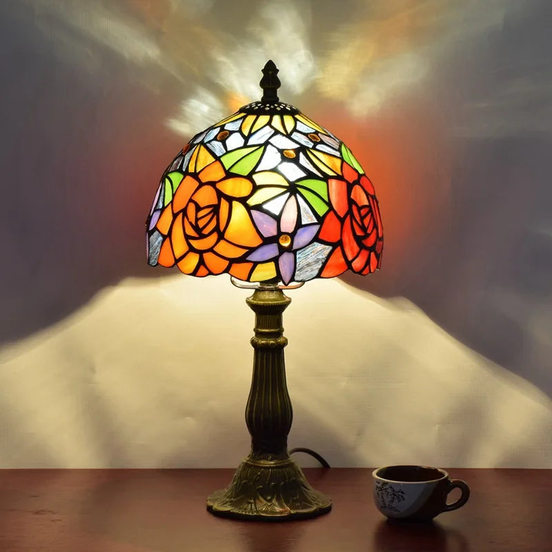 Lampe en verre