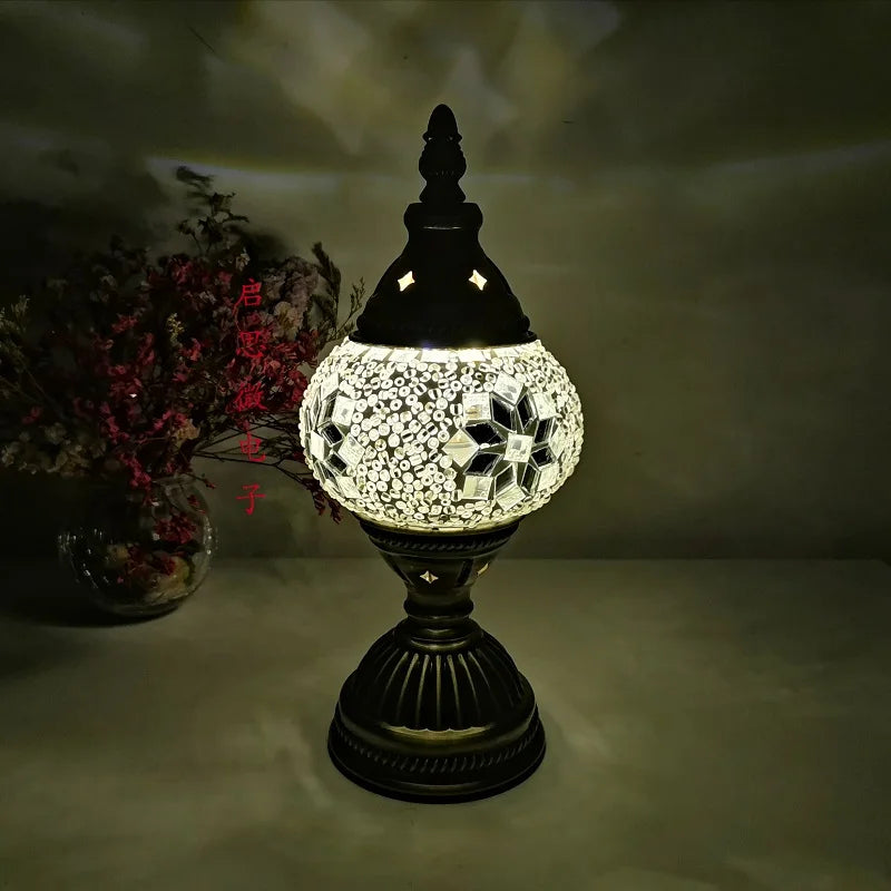 Lampe en mosaique