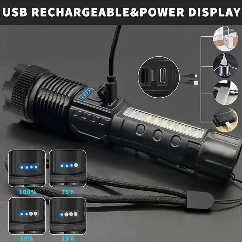 lampe de poche puissante rechargeable