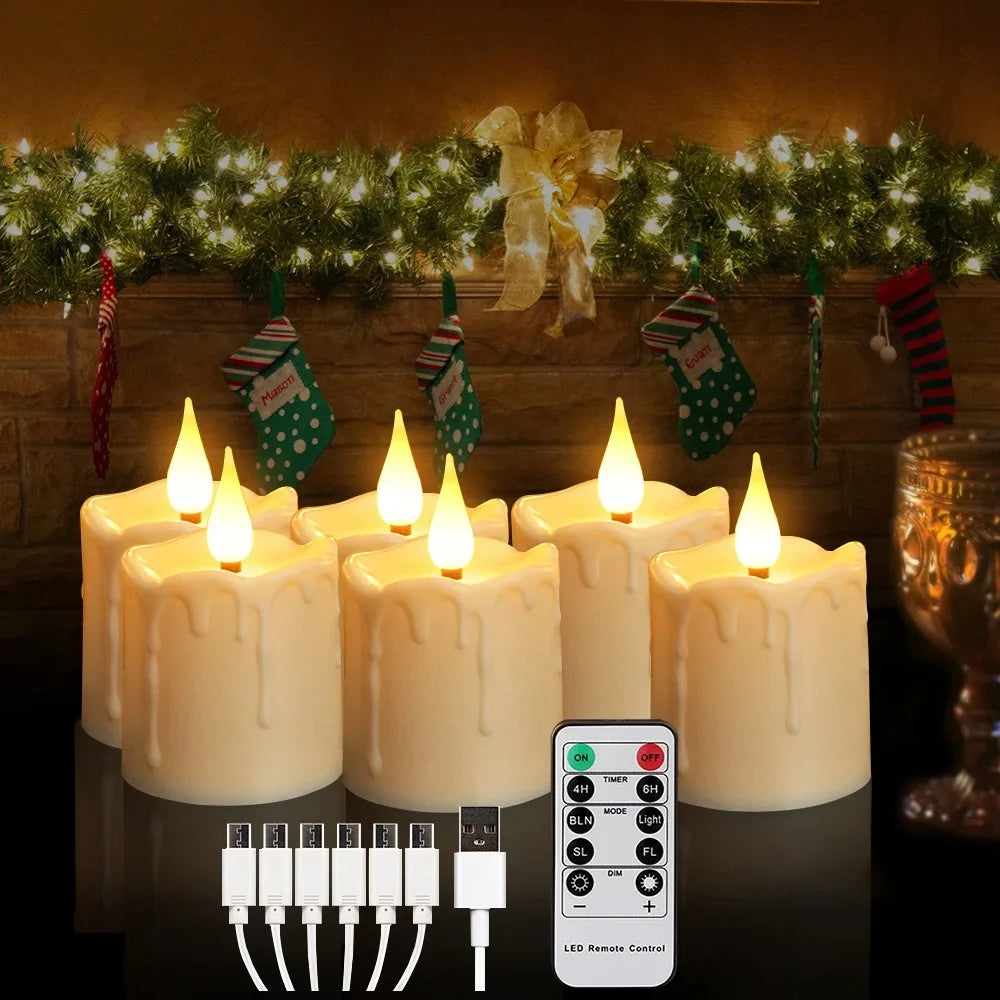 Lampe bougie rechargeable