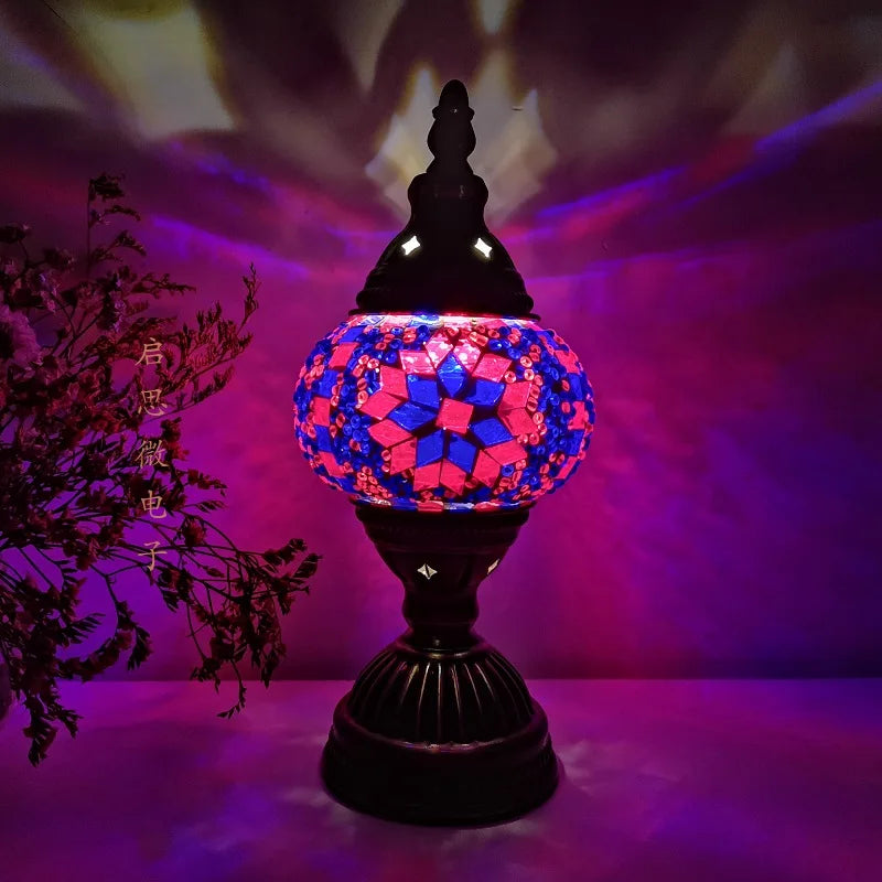 Lampe en mosaique