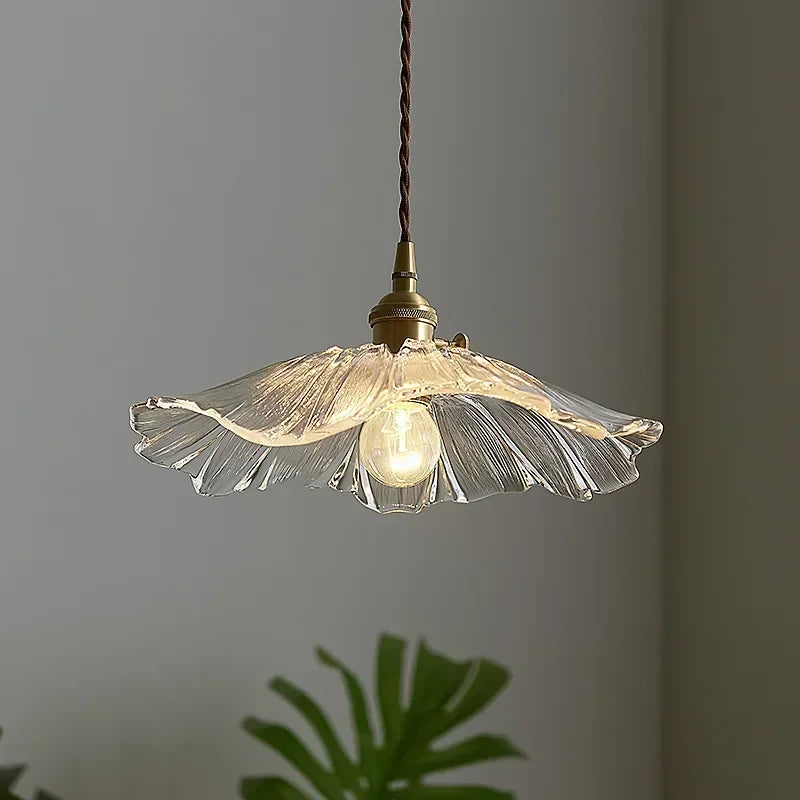 lampe fleur vintage