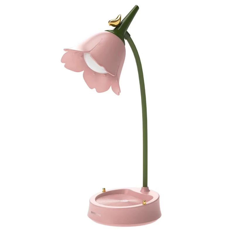 Lampe de chevet rose