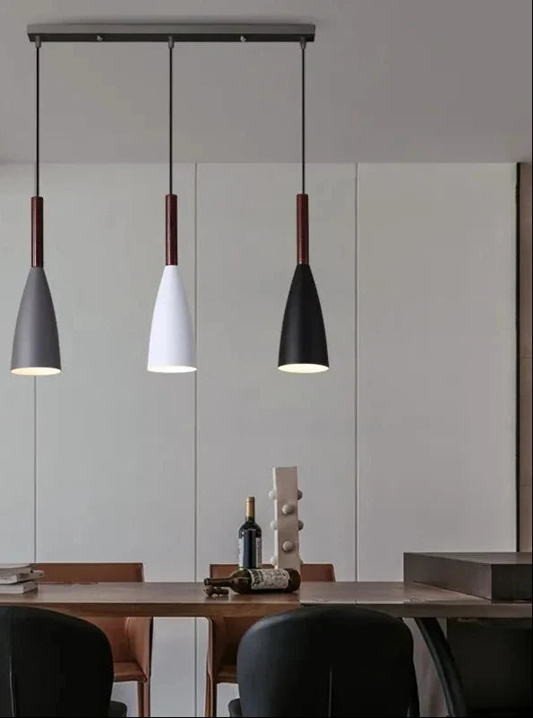 lampe noir et blanc