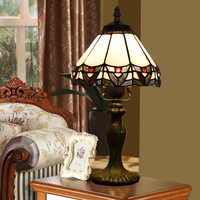 Lampe en verre