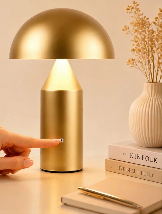 Lampe champignon métal
