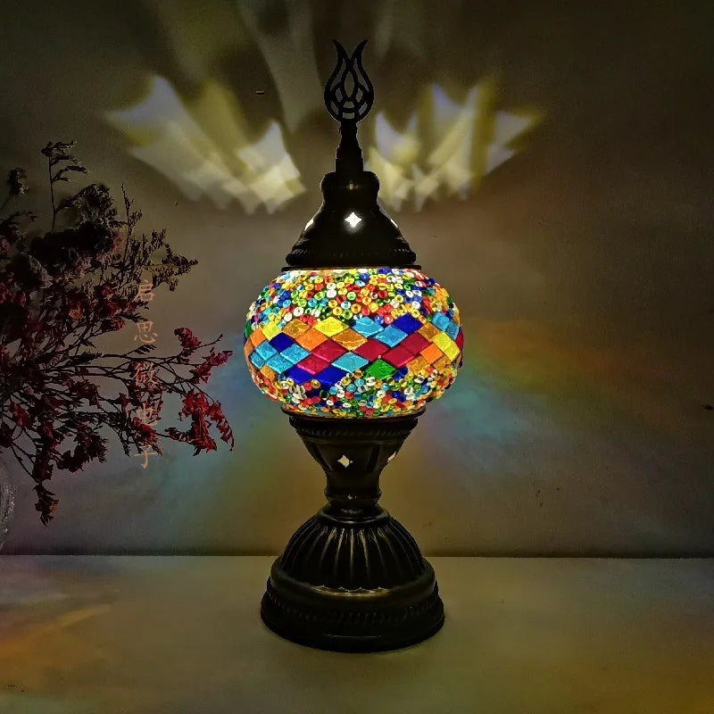 Lampe en mosaique
