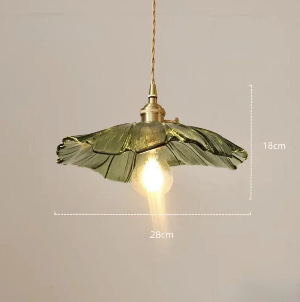 lampe fleur vintage