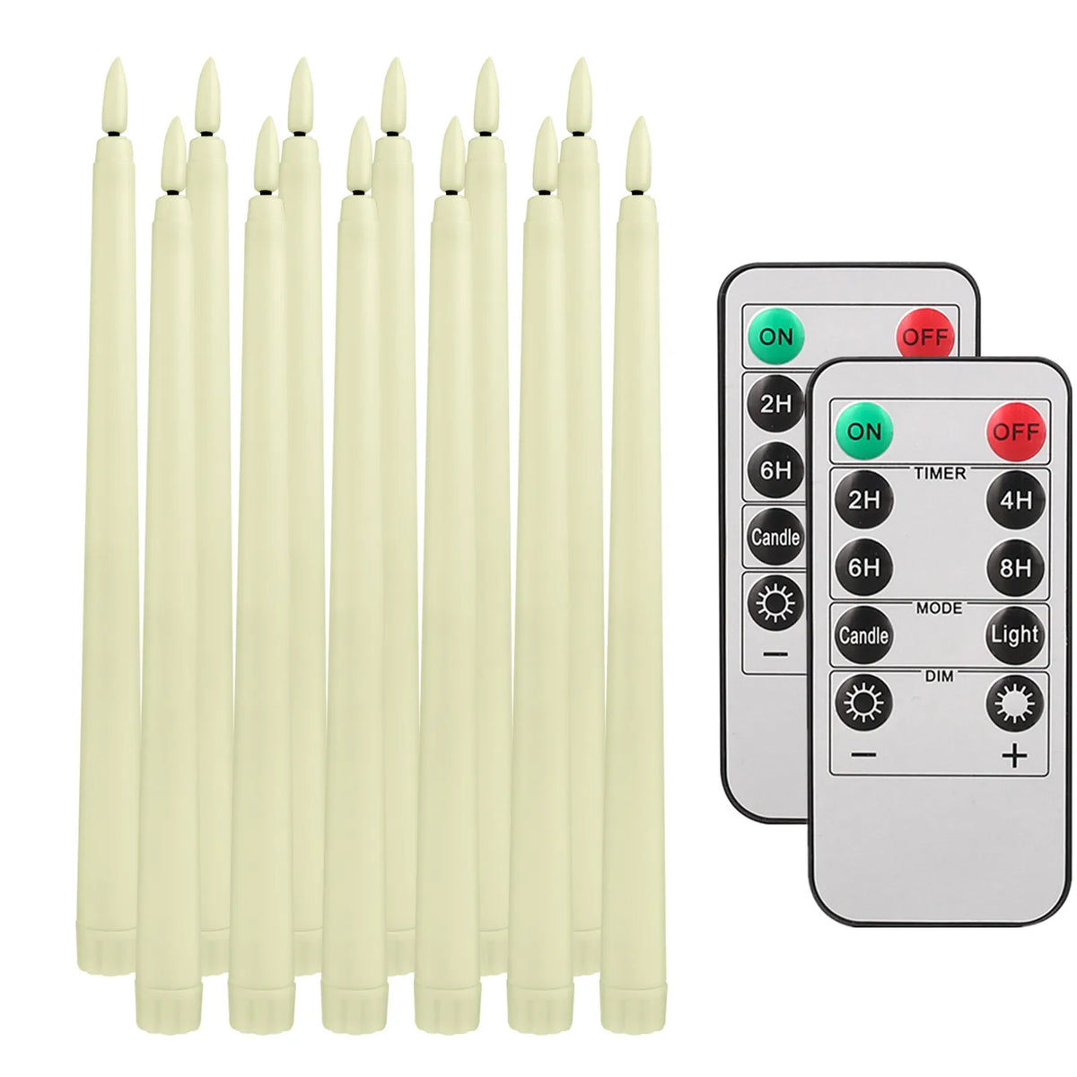 Lampe bougies longues