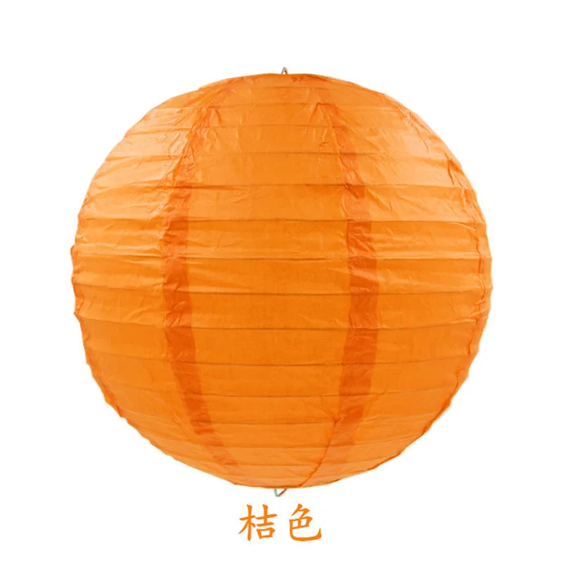 Lampe boule en papier