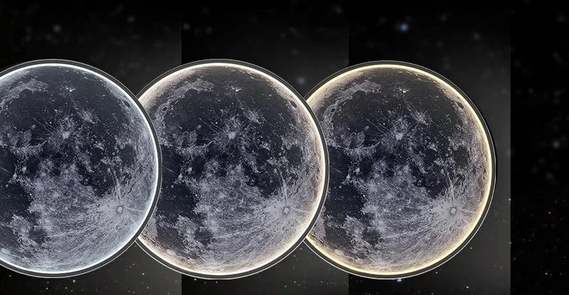 lampe lune murale
