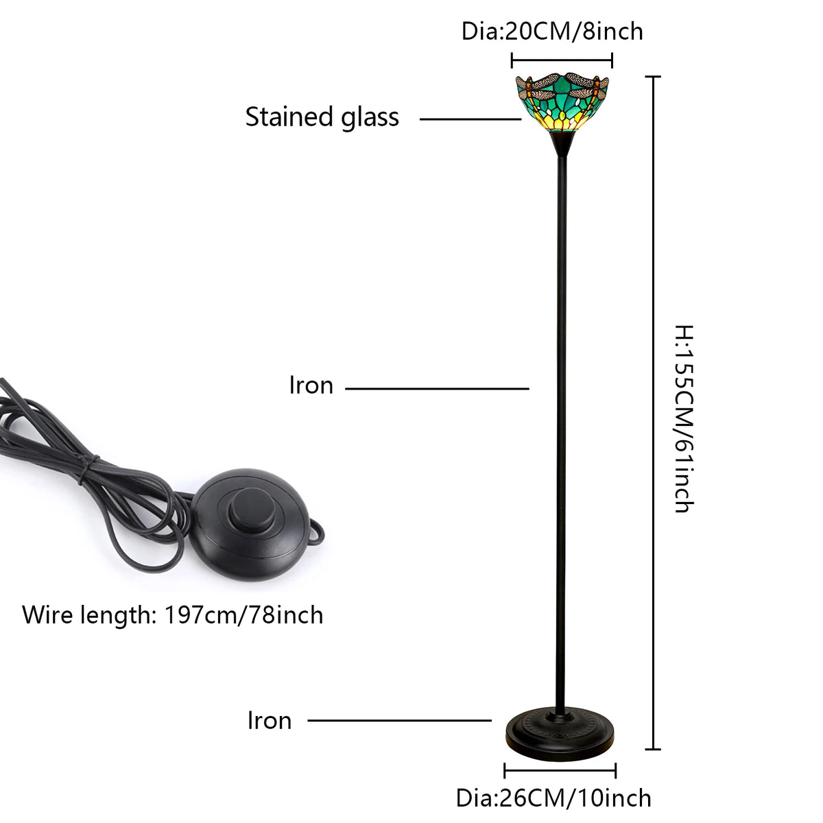 Lampe à poser au sol