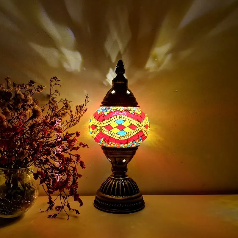 Lampe en mosaique