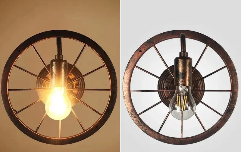 lampe murale industrielle