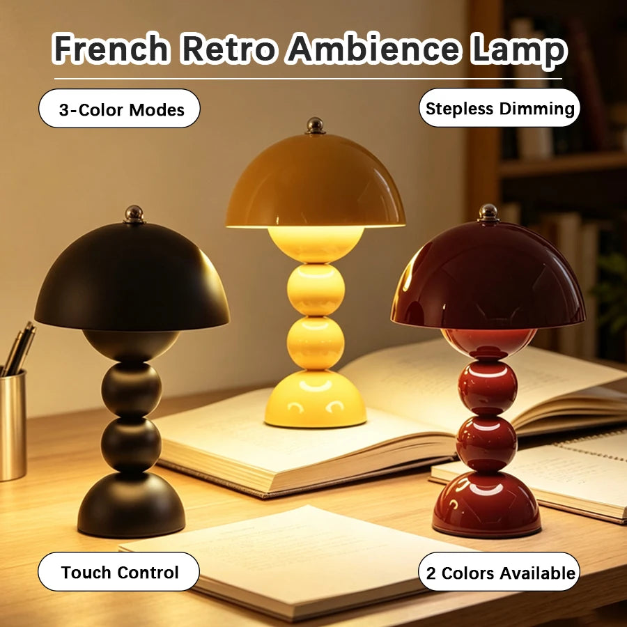 Lampe champignon vintage