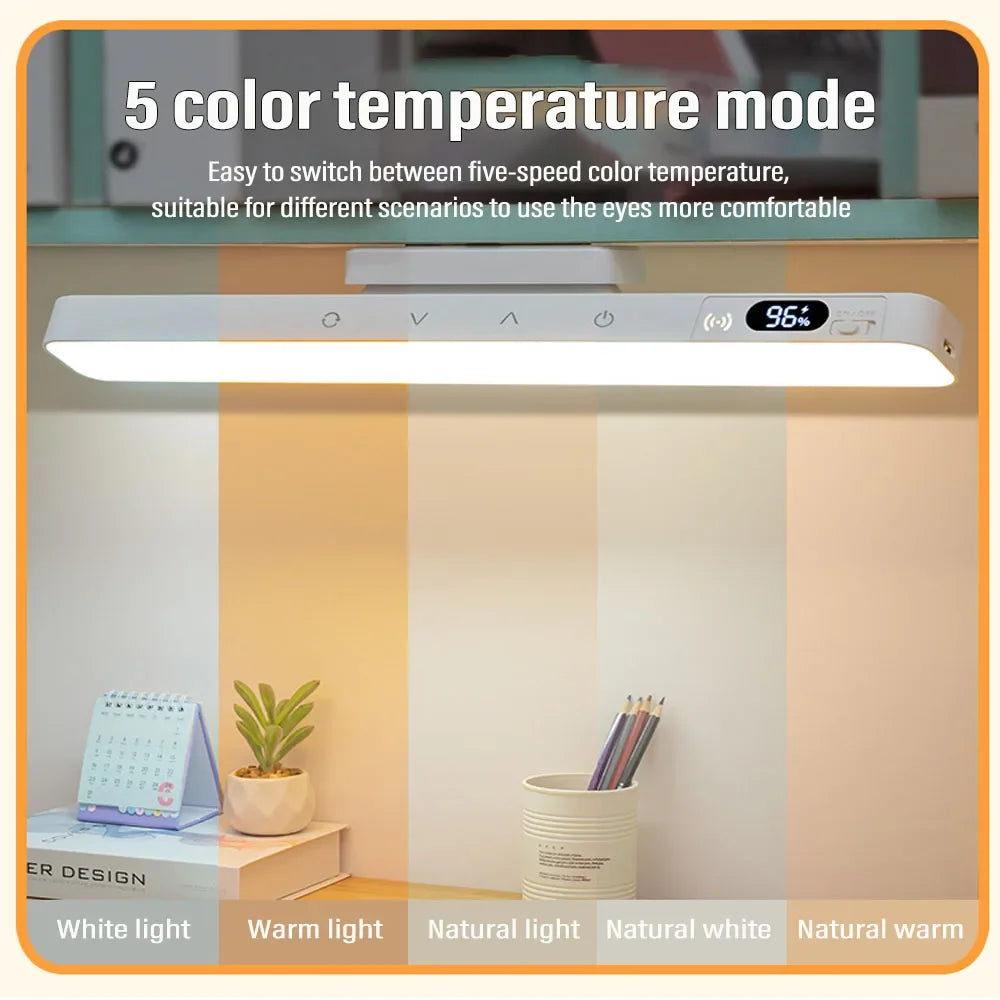 Lampe de bureau led sans fil