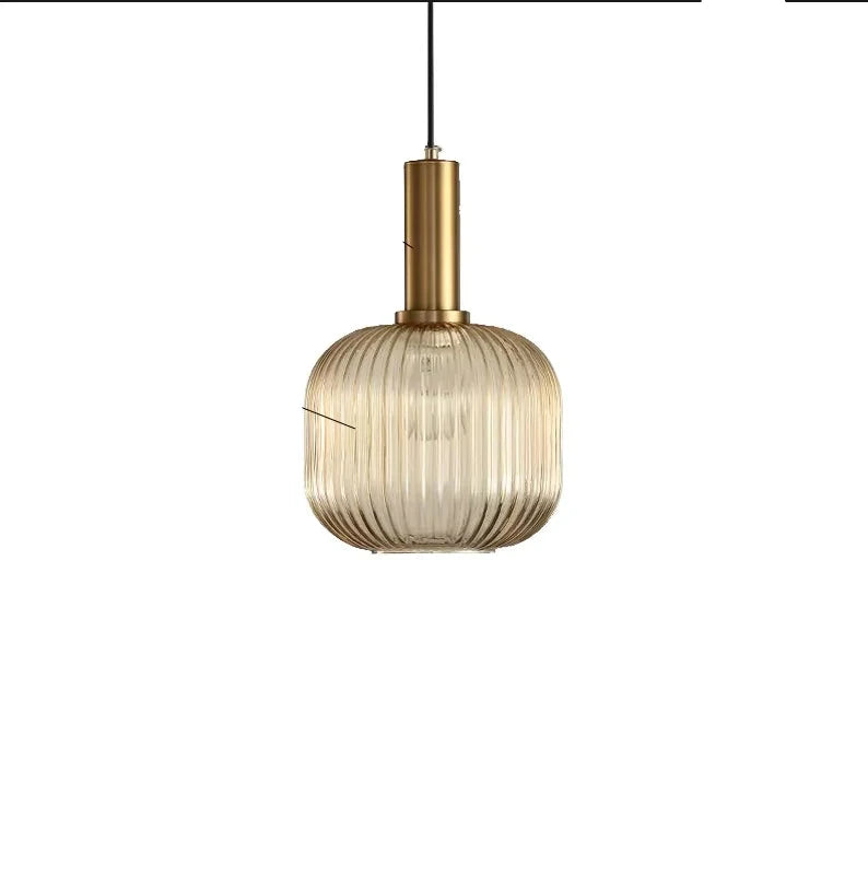 Lampe en verre soufflé