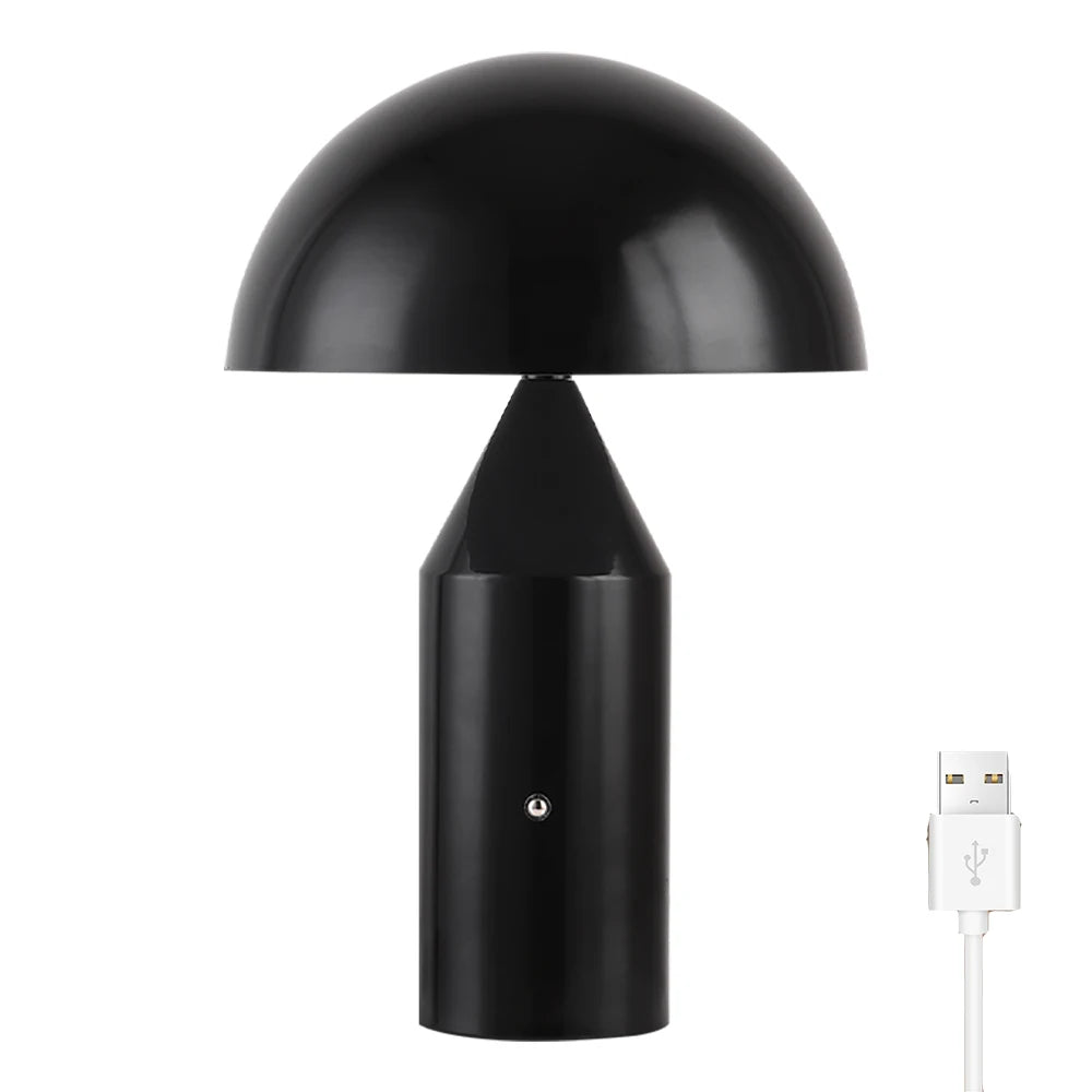 Lampe champignon métal