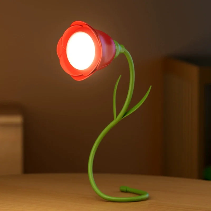 Lampe de chevet fleur