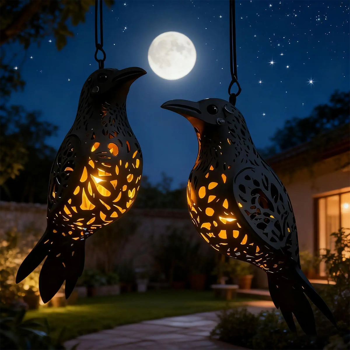 Lampe corbeau