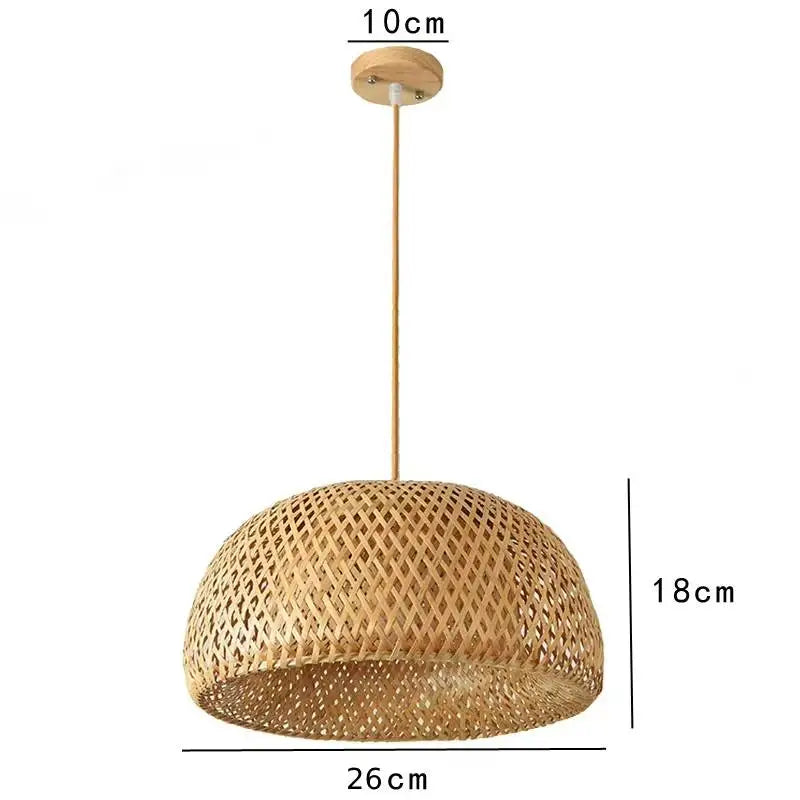 Lampe en bambou