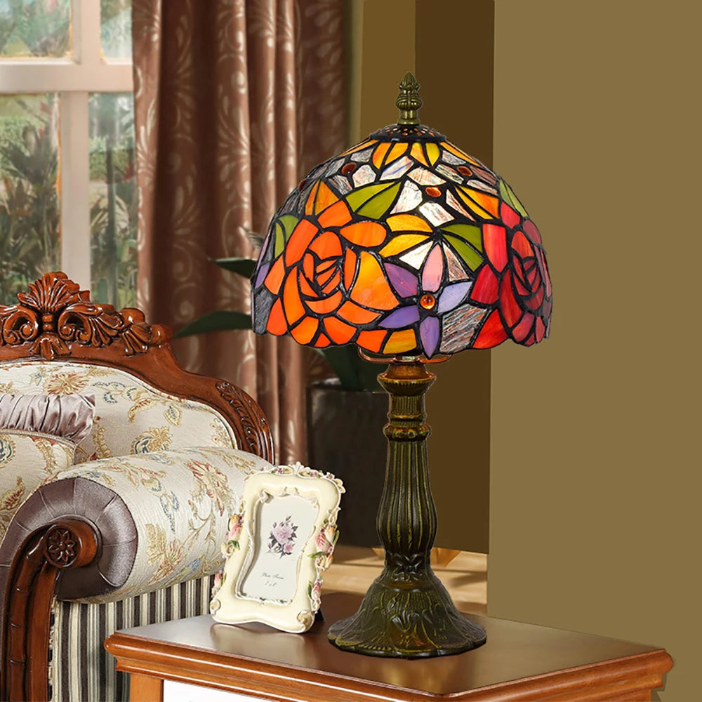 Lampe en verre