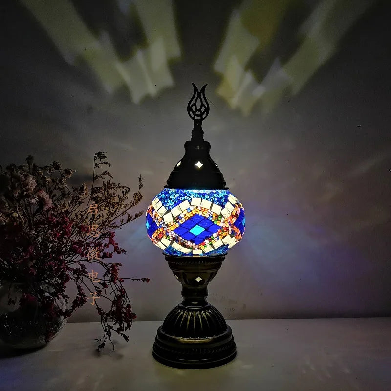 Lampe en mosaique
