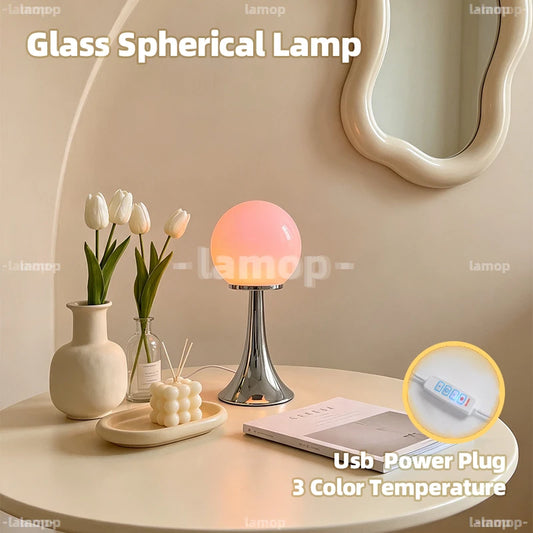 Lampe à poser verre