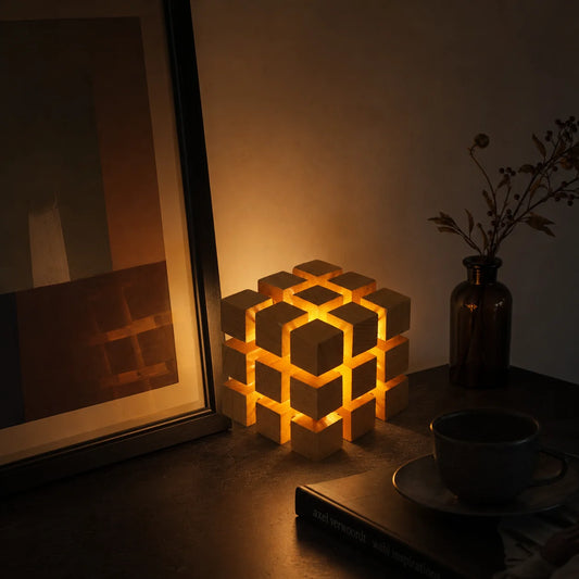Lampes en bois naturel