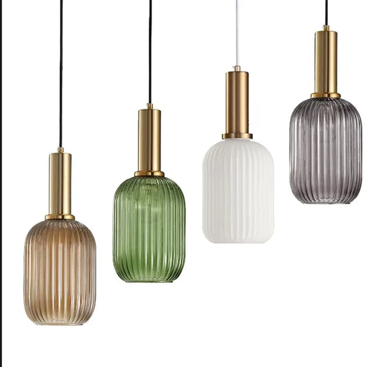 Lampe en verre soufflé