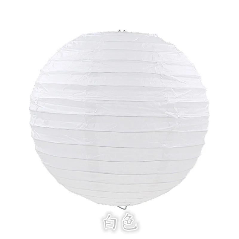 Lampe boule en papier